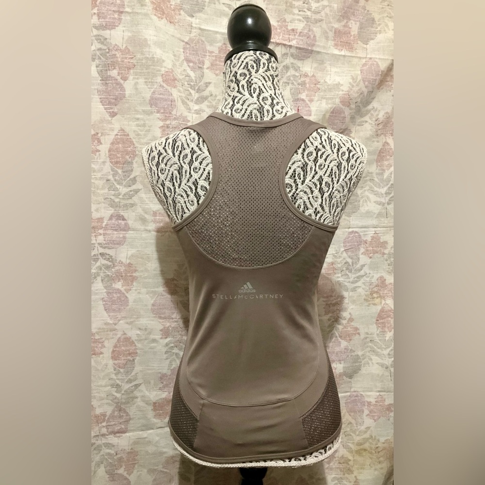 Adidas Stella McCartney Brown Mesh Tank